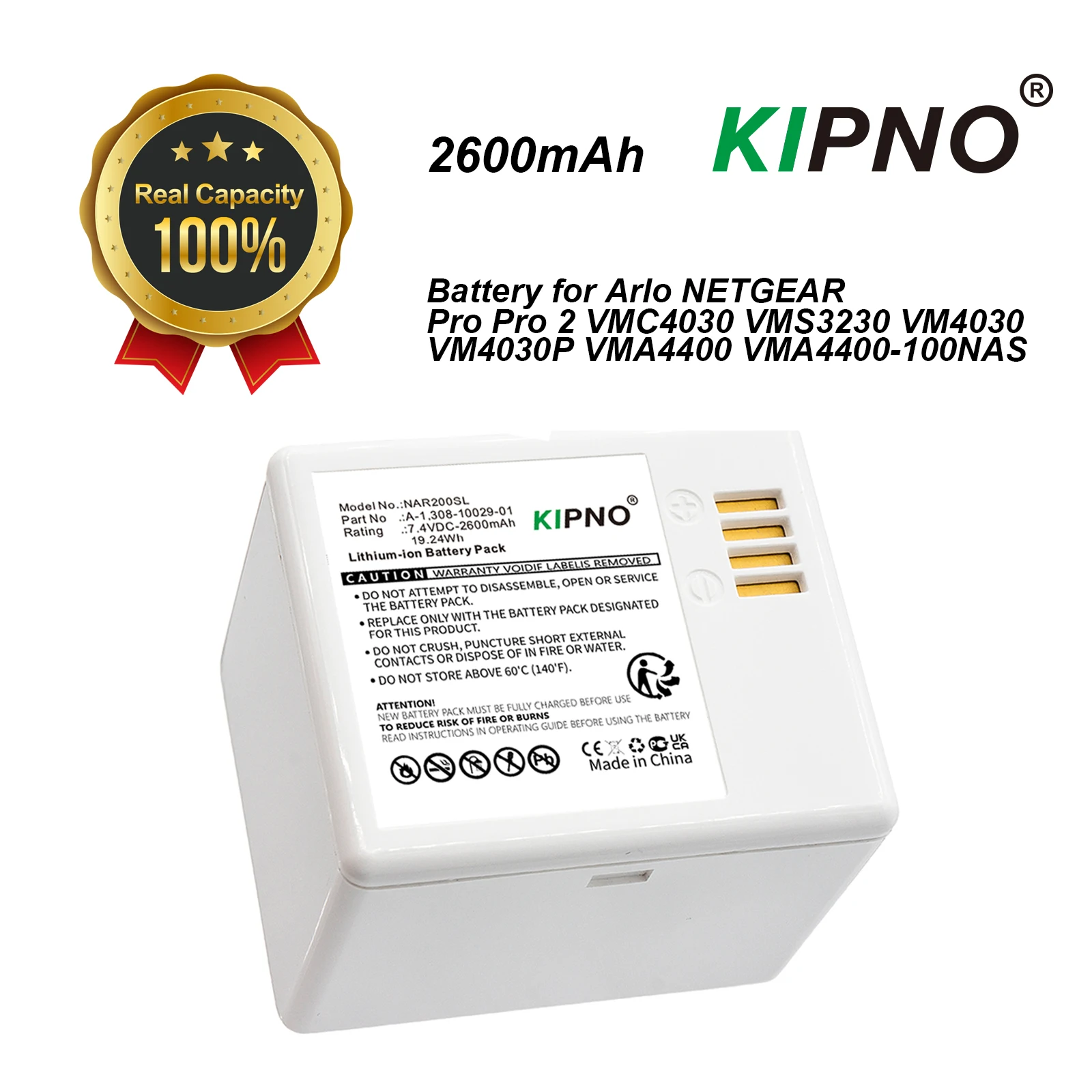 KIPNO Batteria di ricambio A-1 - Home Security Battery Replacement recensione e prezzo