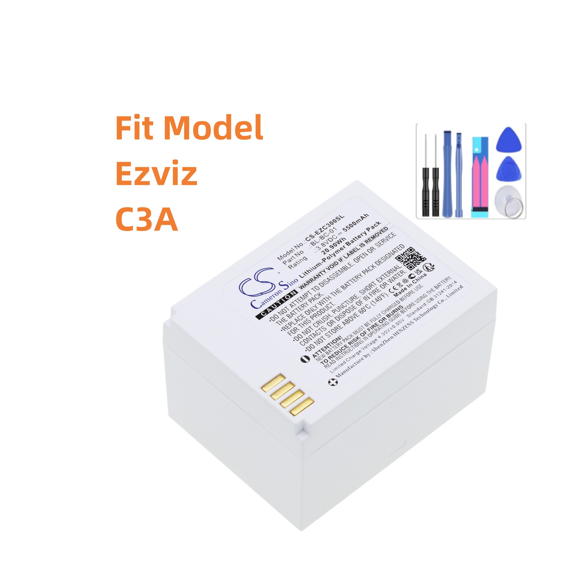 Batteria di ricambio per Ezviz - Home Security Battery Replacement recensione e prezzo